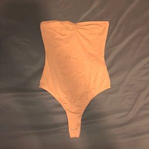 Strapless bodysuit